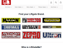 Tablet Screenshot of liftgateme.com